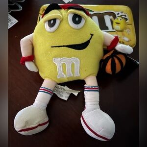 M&M’s Collectables Rare find-Yellow Figure with Basketball and sweatbands